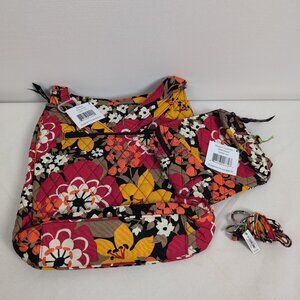 Vera Bradley Bittersweet Combo - Mailbag, Medium Cosmetic bag and Lanyard